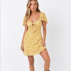 Just A Lover Mini Dress Yellow